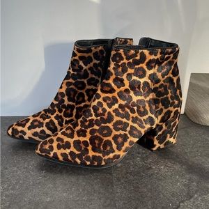 Aldo cheetah booties